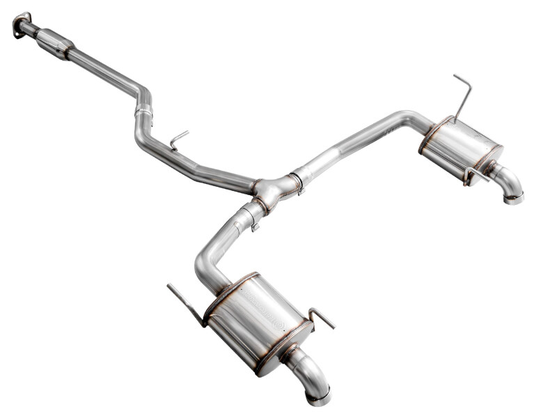 Subaru Outback Performance Exhaust - Dual - AWE Tuning - 0FG Catback with Dual BashGuards - `20-`25